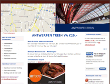 Tablet Screenshot of antwerpentrein.nl